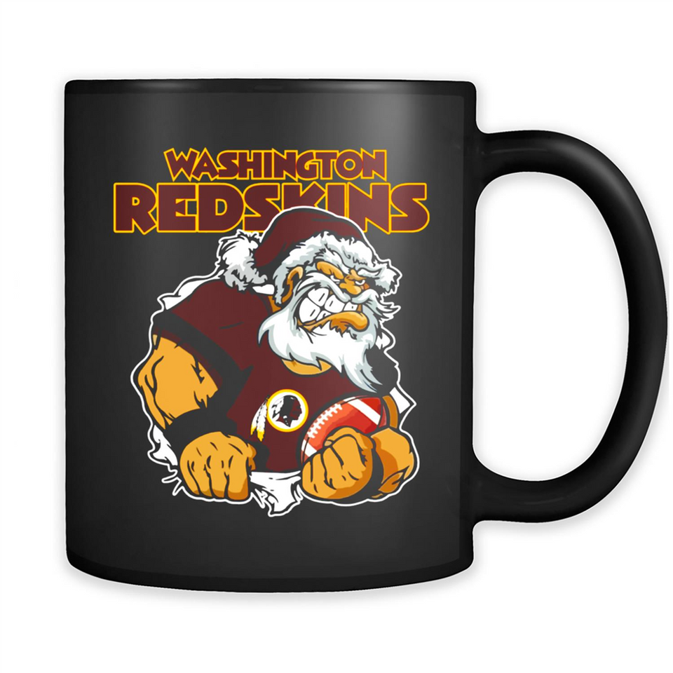 Grumpy Santa Claus Washington Redskins Football Team PINGPONG