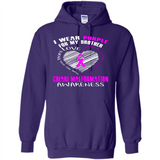 I Wear Purple For My Brother Chiari Malformation - Hoodie