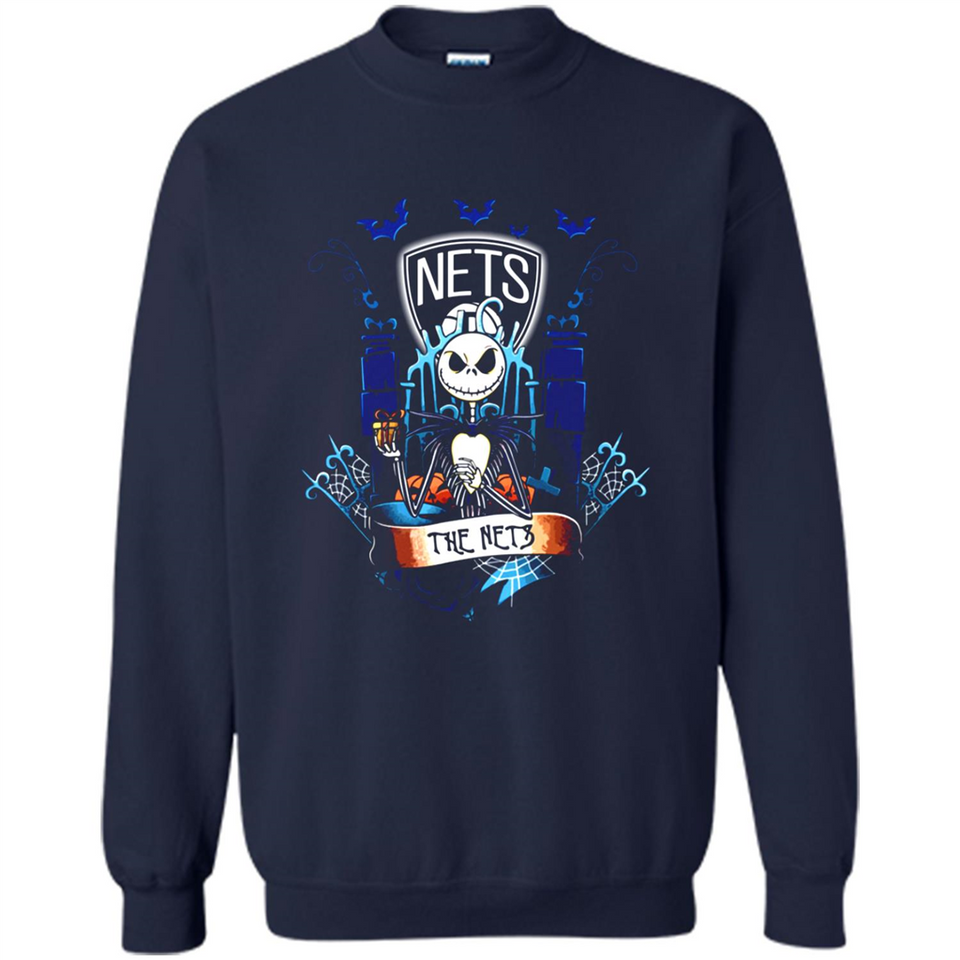 Brooklyn Nets Halloween The Nightmare Before Christmas - Sweatshirt