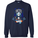 Brooklyn Nets Halloween The Nightmare Before Christmas - Sweatshirt