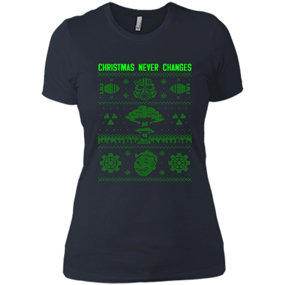 Christmas Ugly Sweater Christmas Never Changes Star Wars - Ladies' Boyfriend T-Shirt