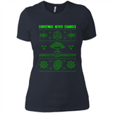 Christmas Ugly Sweater Christmas Never Changes Star Wars - Ladies' Boyfriend T-Shirt