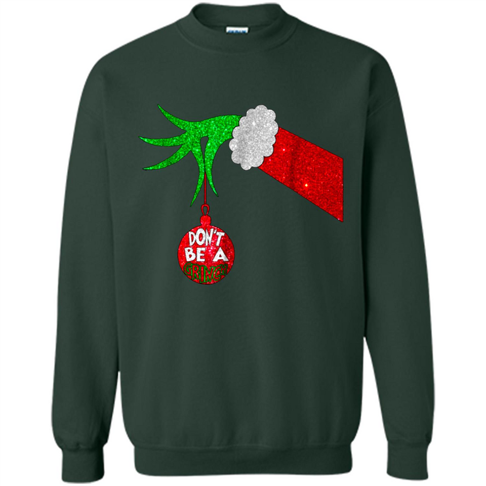 GRINCH HAND HOLDING CHRISTMAS ORNAMENT - DON'T BE A GRINCH PINGPONG