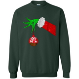GRINCH HAND HOLDING CHRISTMAS ORNAMENT - DON'T BE A GRINCH PINGPONG