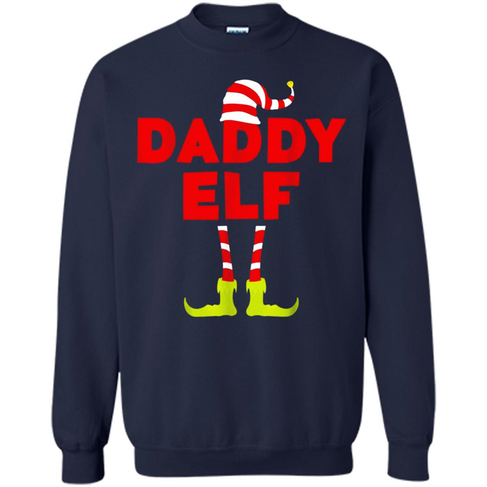 Mens Daddy Elf T-Shirt Funny Matching Christmas Costume - Sweatshirt