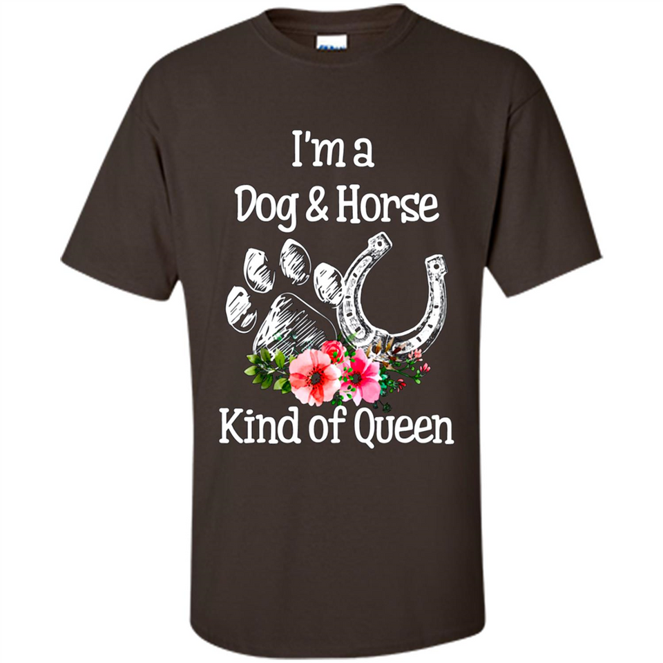 I'm A Dog & Horse Shirt Animal Lover Gift