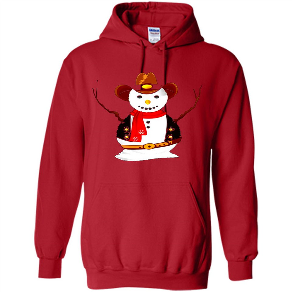 Snowman Cowboy Merry Christmas Xmas