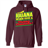 Iguana Wish You A Merry Christmas Animal - Hoodie
