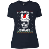 Morning Person Pharaoh Hound Funny Xmas - Ladies' Boyfriend T-Shirt