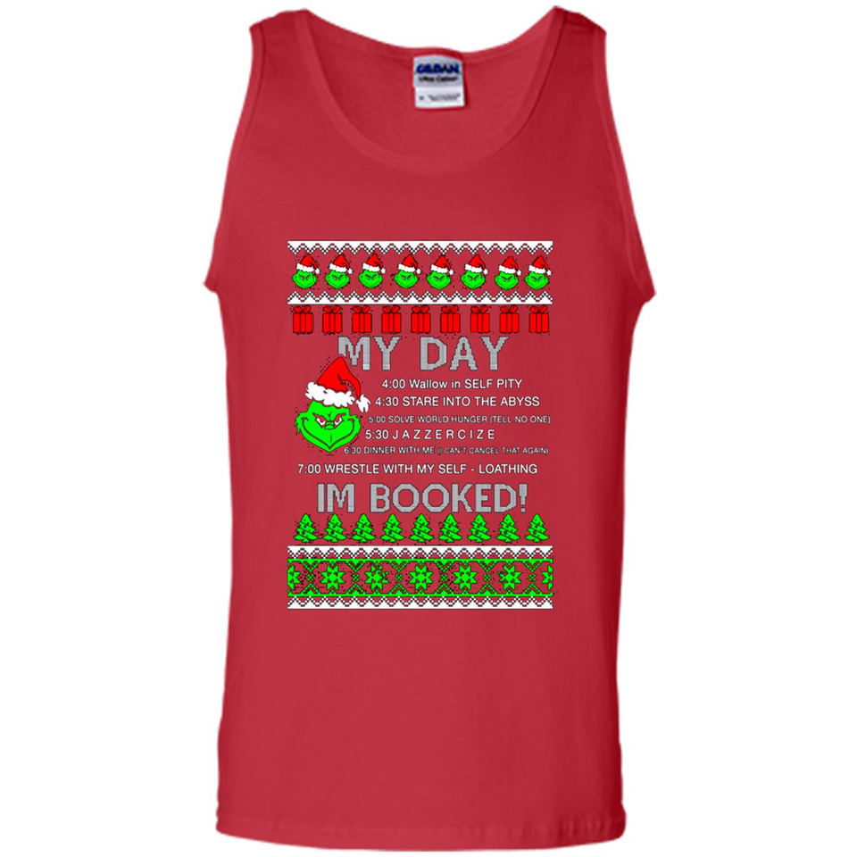 Mr Grinch my day I’m booked Christmas sweater PINGPONG