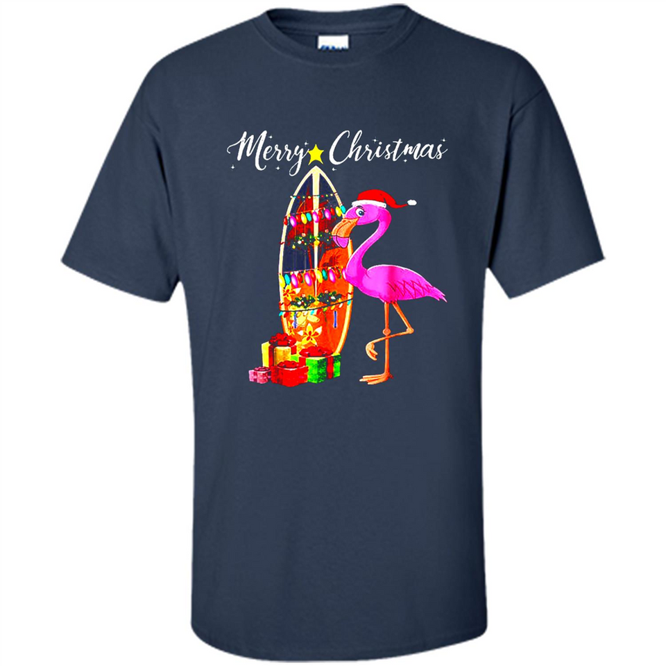 Flamingo Christmas Shirt, Merry Christmas Shirt , Flamingo - Shirt