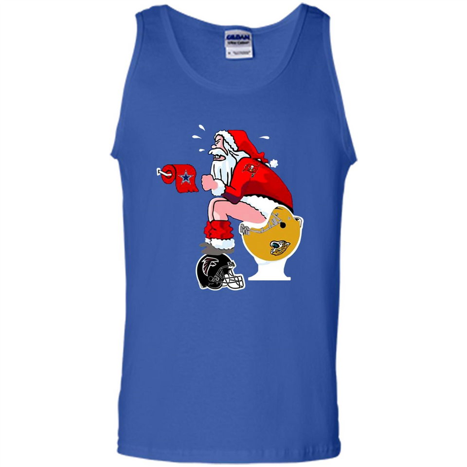 Tampa Bay Buccaneers Santa Claus Toilet