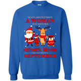 Never Underestimate A September Woman Watches Hallmark Movies Sweatshirt PINGPONG