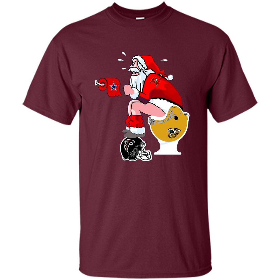 Tampa Bay Buccaneers Santa Claus Toilet
