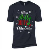 Have A Holly Jolly Christmas T-Shirt Cute Mistletoe - Premium Short Sleeve T-Shirt