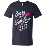 Sassy and Fabulous at 55 - 55th Birthday - Men's V-Neck