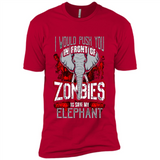 I Would Push You In Front Of Zombies To Save My Elephant