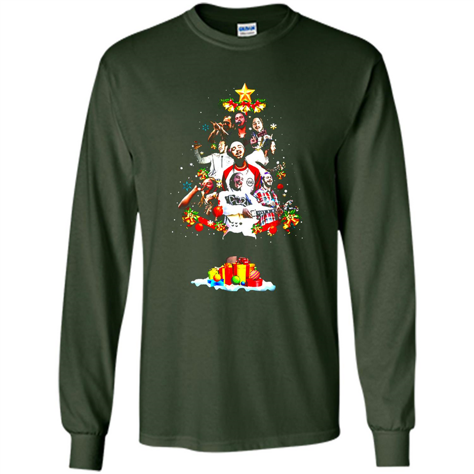 Christmas Post Noel Malone Tree shirt Gift For Christmas - Long Sleeve T-Shirt
