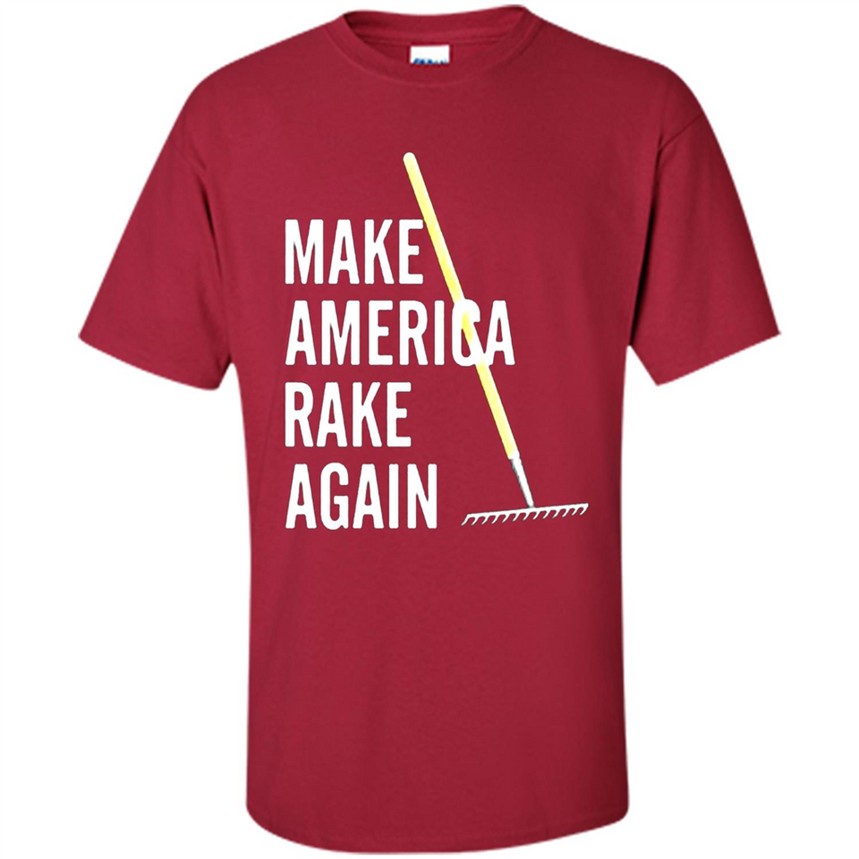 Make America Rake Again California Fires Paradise Youth T-Shirt PINGPONG - Shirt