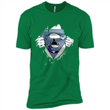 Vancouver Canucks And Superman Fans - Premium Short Sleeve T-Shirt