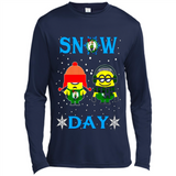 Snow Day Shirt For Boston Celtics Vs Minion Fans pingpong