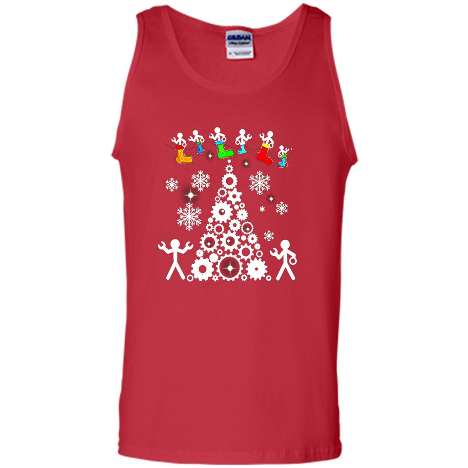 Funny Mechanics Ugly Christmas 2018 - Tank Top