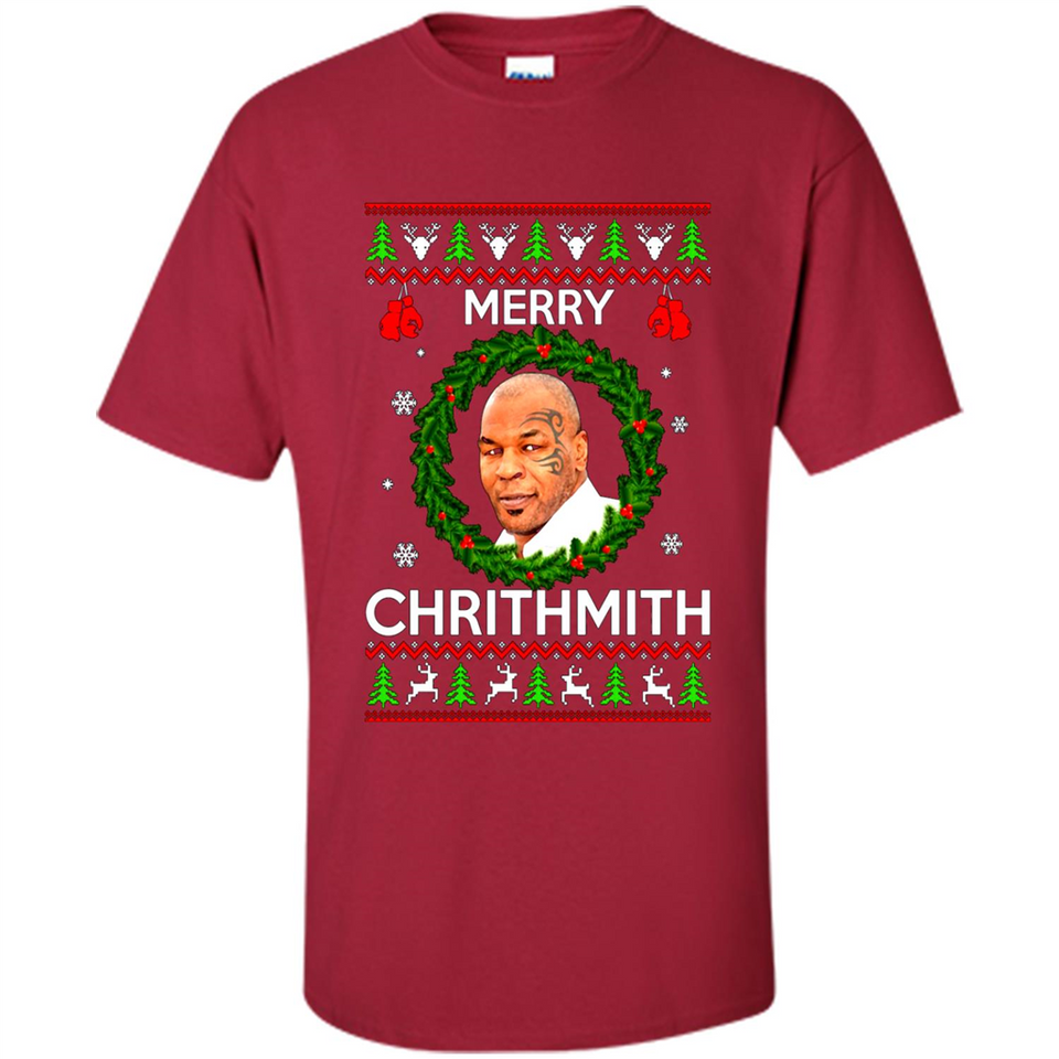 Mike Tyson Merry Chritmith Christmas Sweatshirt PINGPONG