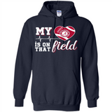 Alabama Crimson Football My Heart is on that Field - Hoodie