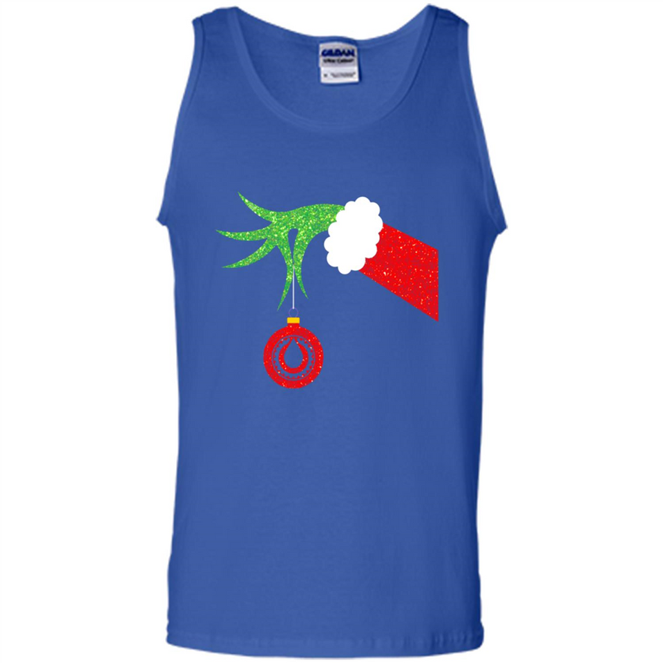 Funny Grinch Hand Holding Oiler Ornament Christmas PING PONG