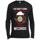 I Just Want To Drink Hot Chocolate & Watch Washington Wizards Ugly Christmas Sweater PINGPONG
