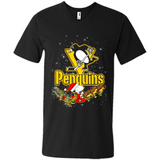 Snoopy Christmas Pittsburgh Penguins - Men's V-Neck