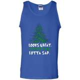 Looks Great Little Full Lotta Sap Funny Christmas Mug PINGPONG - Tank Top