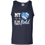 Detroit Lions Football My Heart is on that Field - Tank Top