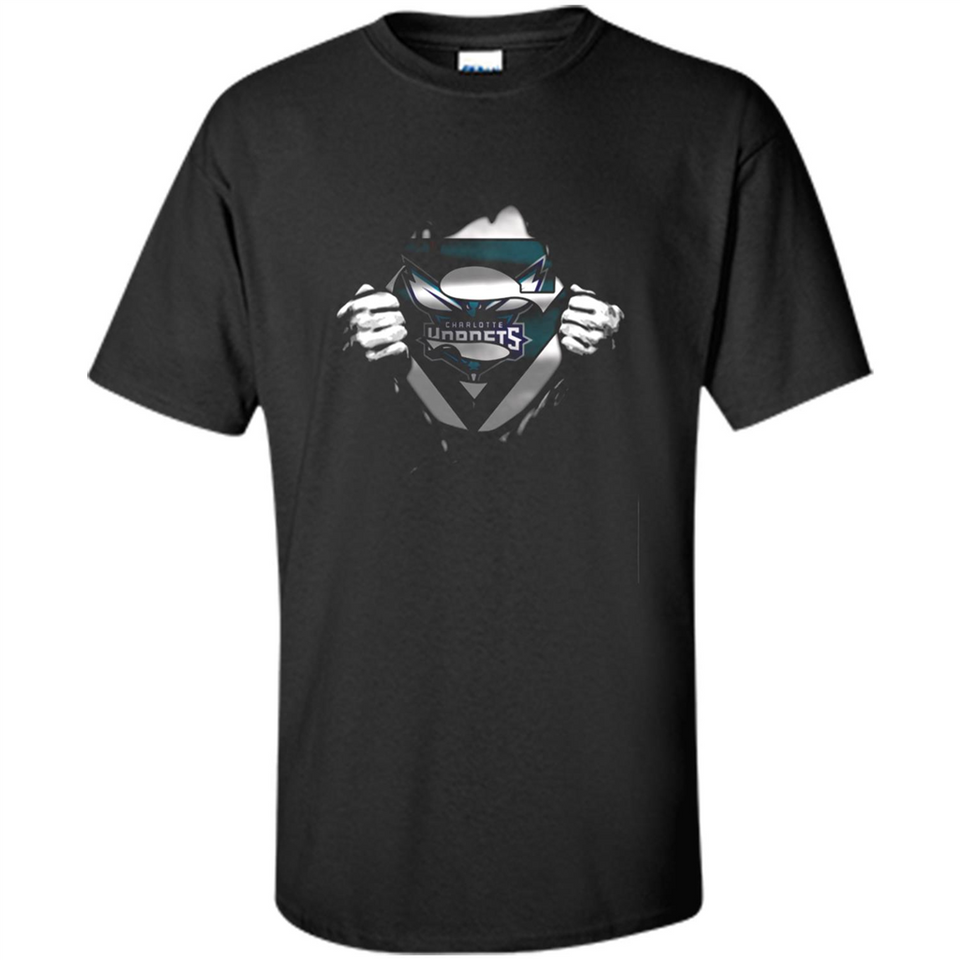 Charlotte Hornets And Superman Fans - Shirt