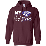 Washington Huskies Football My Heart is on that Field - Hoodie