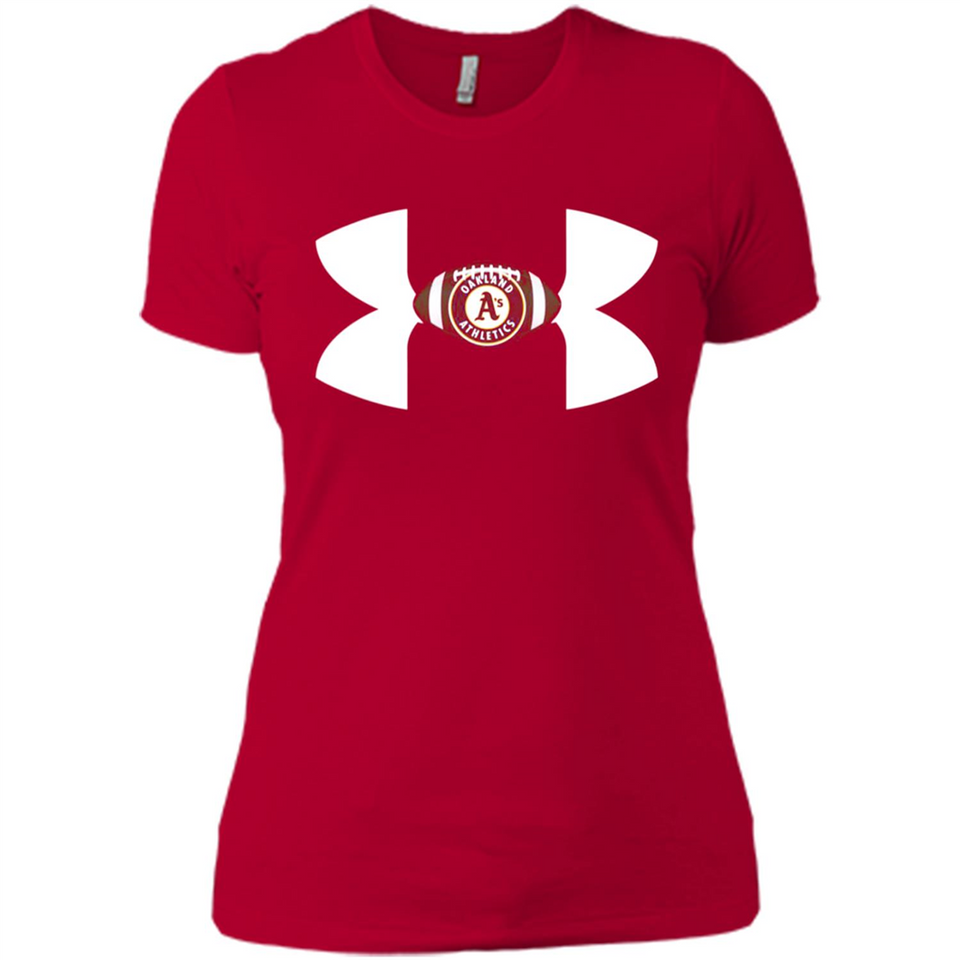 Oakland Athletics Under Armour Logo - Ladies' Boyfriend T-Shirt