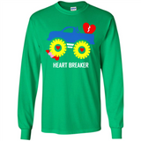 HEART BREAKER BLUE MONSTER TRUCK VALENTINE'S DAY