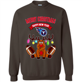 Tennessee Titans NFL Reindeer Funny Merry Christmas And Happy New Year