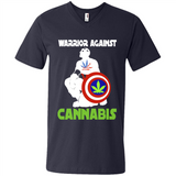 warrior against cannabis - Men's V-Neck