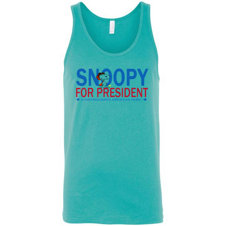 Snoopy for President - Canvas Unisex Tank