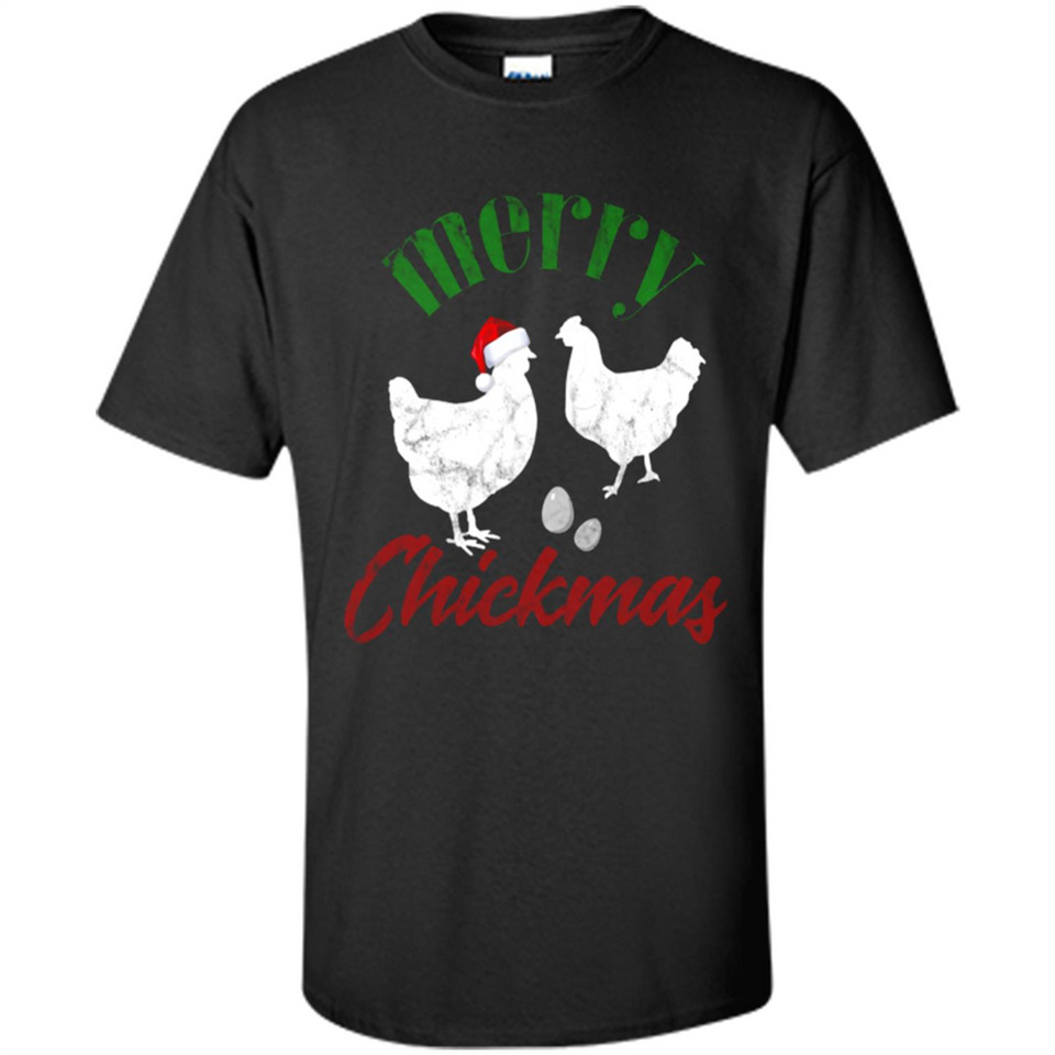 Christmas Chicken Shirt Santa Hens Lover Funny Farmer Gift - Shirt