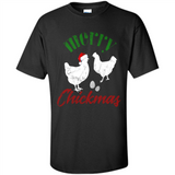 Christmas Chicken Shirt Santa Hens Lover Funny Farmer Gift - Shirt