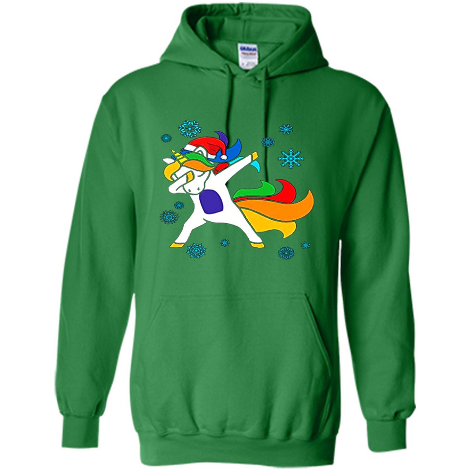 Christmas Dabbing Unicorn - Hoodie