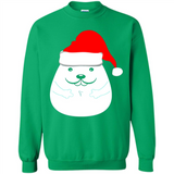 Funny Hamster Christmas t-shirt Santa Hat - Sweatshirt