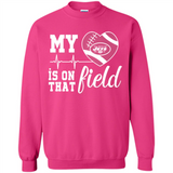 New York Jets Football My Heart is on that Field - Sweatshirt