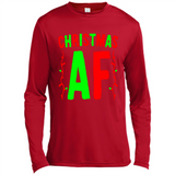 Christmas Ugly Sweater Christmas AF - Canvas Long Sleeve T-Shirt