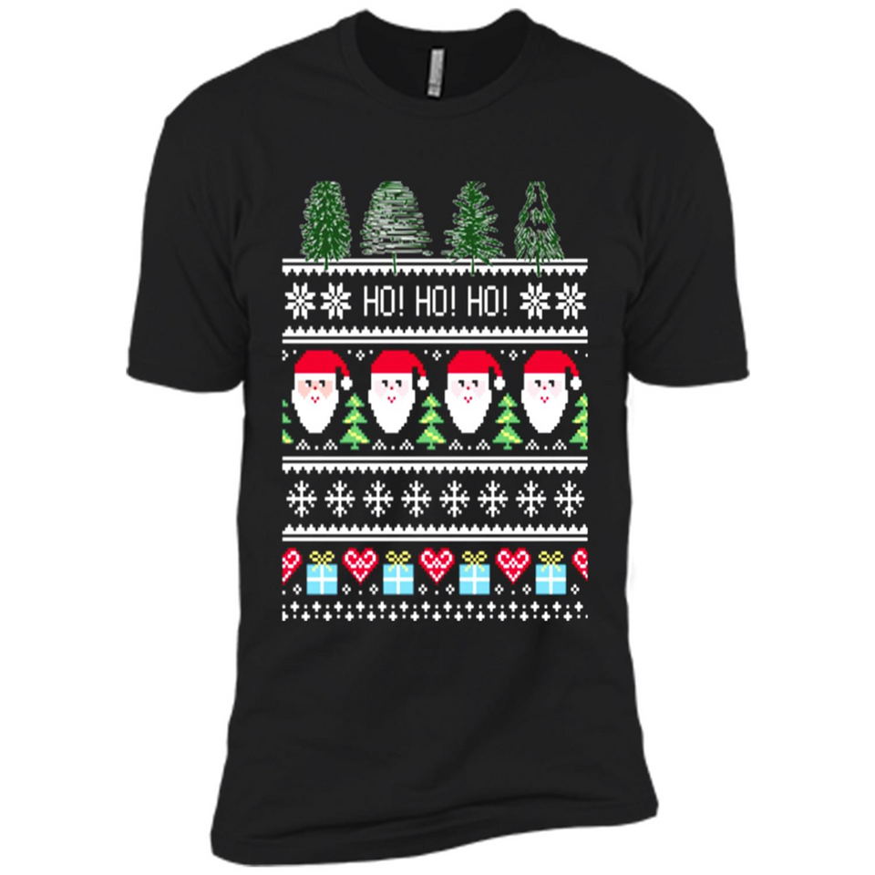 Ugly Merry Christmas Tree Santa Snowflakes