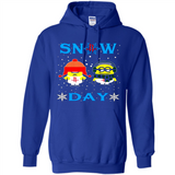 Snow Day Shirt For Houston Rockets Vs Minion Fans pingpong