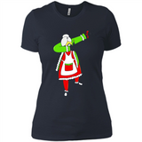 Funny Dabbing Mrs. Santa Claus Christmas Dab - Ladies' Boyfriend T-Shirt