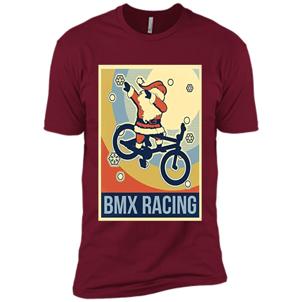 bmx racing dabbing Santa Christmas